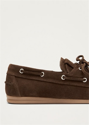 Rowan suede brown leather loafers Suede Brown ALOHAS 